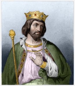 Portret van Robert II de Vrome (ca. 972 - 1031), Koning van Frankrijk - in 
