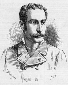 Portret van Robert Ivens (1850-1898) Portugese ontdekkingsreiziger, In 