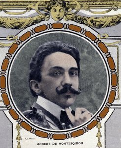 Portret van Robert de Montesquiou (1855-1921), Franse schrijver. door French School