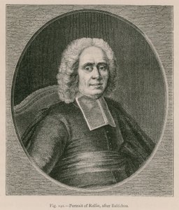 Portret van Rollin (naar Balechou) door French School