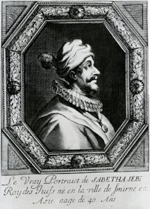 Portret van Sabbatai Zevi [1626 – 1676] door French School