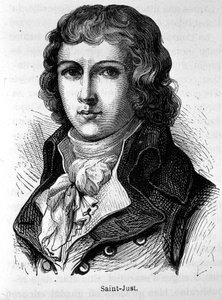 Portret van Saint-Just (1767 - 1794) - in 