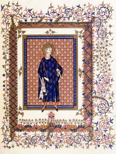 Portret van Saint Louis - uit miniatuur 16e eeuw