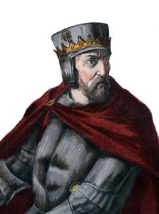 Portret van Simon IV de Montfort, 5e Graaf van Leicester (1150-1218), Franse edelman door French School