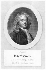 Portret van Sir Isaac Newton (1642-1727)