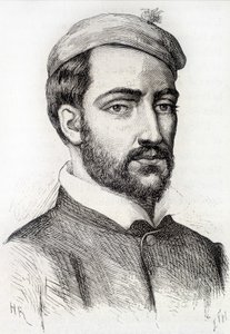 Portret van Théodore Géricault, Franse schilder (1791 - 1824) - in 