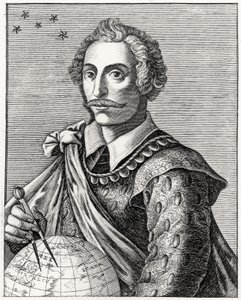 Portret van Thomas Cavendish (1560-92) gegraveerd door L Armessin door French School