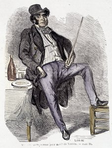 Portret van Vautrin (personage geïnspireerd door Vidocq) - in 