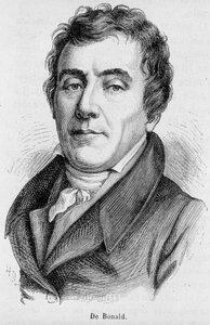 Portret van Burggraaf Louis de Bonald (1754 - 1840), Franse politieke schrijver - in 