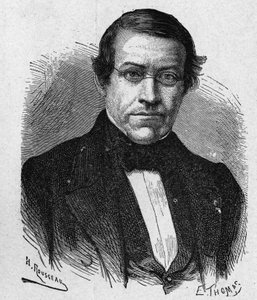 Portret van Wheatstone (1802 - 1875), uitvinder op het gebied van telegrafie - in 