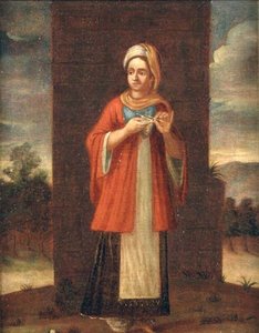 Portret van een Turkse vrouw door French School