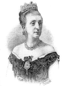 Portret van de gravin van Parijs, Marie-Isabelle d