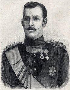 Portret van de Kroonprins van Griekenland (die George I van Griekenland werd) door French School