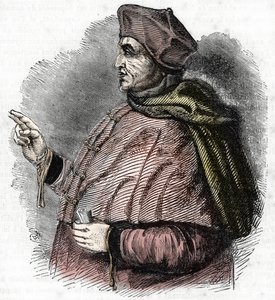 Portret van de bisschop Pierre Cauchon (1371-1442) door French School