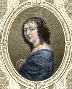 Portret van de Franse schrijfster Anne Ninon de l