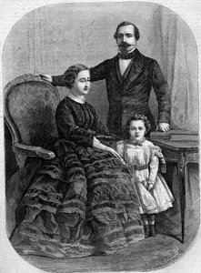 Portret van de Keizerlijke Familie van Frankrijk door French School
