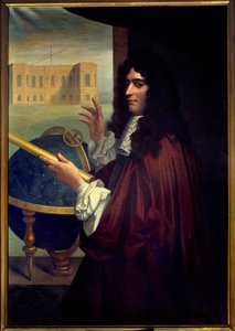 Portret van de Italiaanse astronoom Jean Dominique Cassini (1625-1712) voor het Observatorium van Parijs door French School
