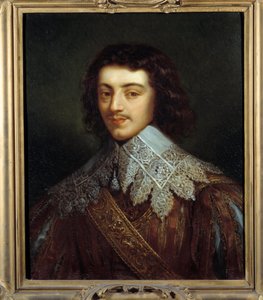 Portret van de Markies de Cinq Mars door French School