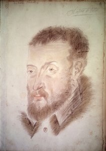 Portret van de dichter Joachim du Bellay (1522-1560) (16e eeuw) door French School