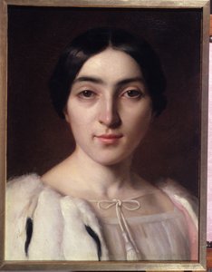 Portret vermoedelijk van Adèle Hugo (1830-1915) door French School