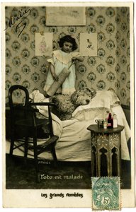 Ansichtkaart: Toto is ziek, grote remedies, Prins