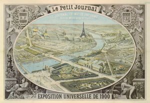 Poster gepubliceerd door Le Petit Journal om de Exposition Universelle in Parijs te adverteren, 1900
