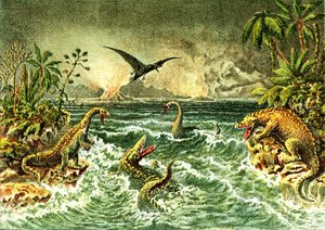 Primitieve Wereld (met dinosaurussen) - Secundaire Periode van de Prehistorie