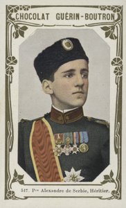 Prins Alexander van Servië, Erfgenaam door French School