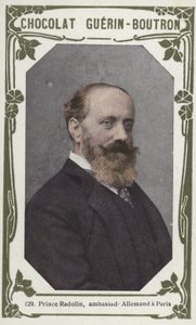 Prins Radolin, Duitse ambassadeur in Parijs (gekleurd foto) door French School