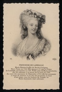 Prinses De Lamballe door French School