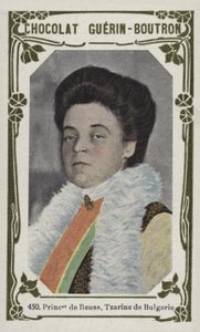 Prinses van Reuss, Tsarina van Bulgarije door French School