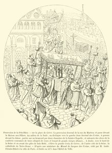 Processie van het Fête-Dieu
