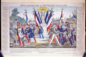 Proclamatie van de Franse Republiek, 25 februari 1848 door French School