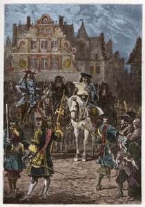 Proclamatie van de herroeping van het Edict van Nantes (22 oktober) door French School