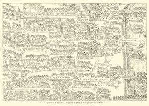 Wijk van de Greve, fragment van het Plan van het Tapijt van de Stad door French School