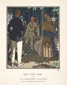 Wat is het lekker! Of IJsdranken, uit een Collectie van Modeplaten door French School