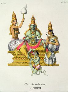 Rama, gegraveerd door du Bouisi