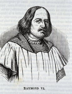 Raymond VI in "La Mosaique du midi", Toulouse door French School