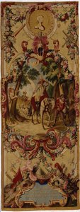 Regence Gobelins wandtapijt met het verhaal van Don Quichot, 1717-18 door French School