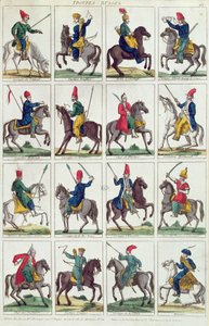 Regionale eenheden van Russische cavalerie, c.1812-14 door French School