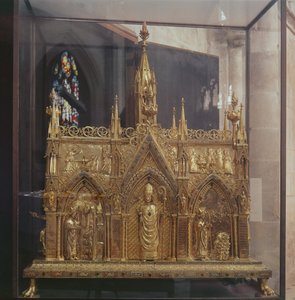 Relikwie van Sint Taurin (verguld koper, email en zilver)