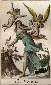 Voorstelling van Venus, godin van liefde, schoonheid en vruchtbaarheid. Uit 