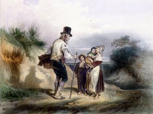 Reproductie van een schilderij door Grenier door French School