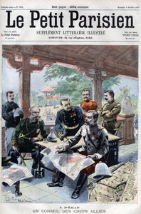 Opstand van de Boksers: Een raad van geallieerde leiders (Frans, Russisch, Amerikaans, Engels, Japans) (GEALLIEERDE OORLOGSRAAD) - in 