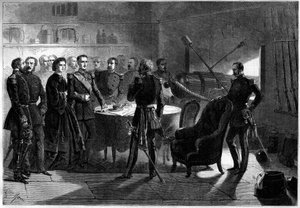 Risorgimento - Expeditie van de Duizend of Rode Hemden door Giuseppe Garibaldi - Beleg van Gaeta, Italië