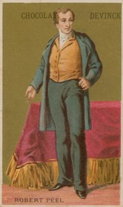 Robert Peel, 19e eeuwse Engelse conservatieve staatsman