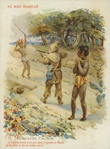 Robinson Crusoe met Vrijdag