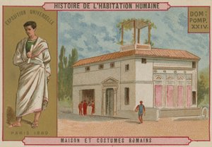 Romeins huis en kostuums