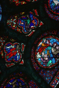 Detail van roosvenster