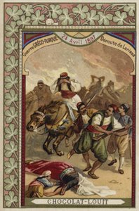 Nederlaag van de Grieken bij Larissa, Grieks-Turkse Oorlog, 24 april 1897 door French School